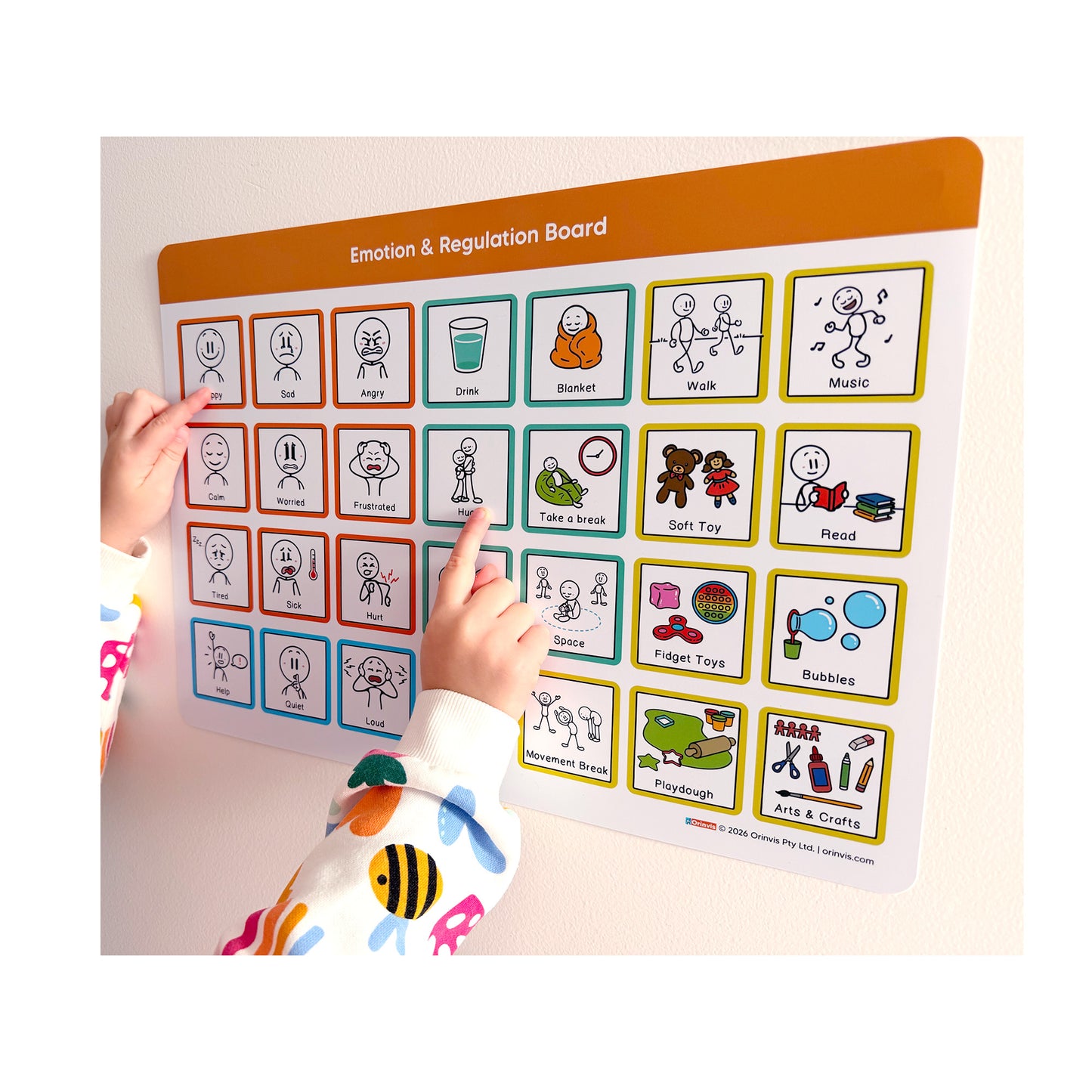Emotion & Regulation Communication Board