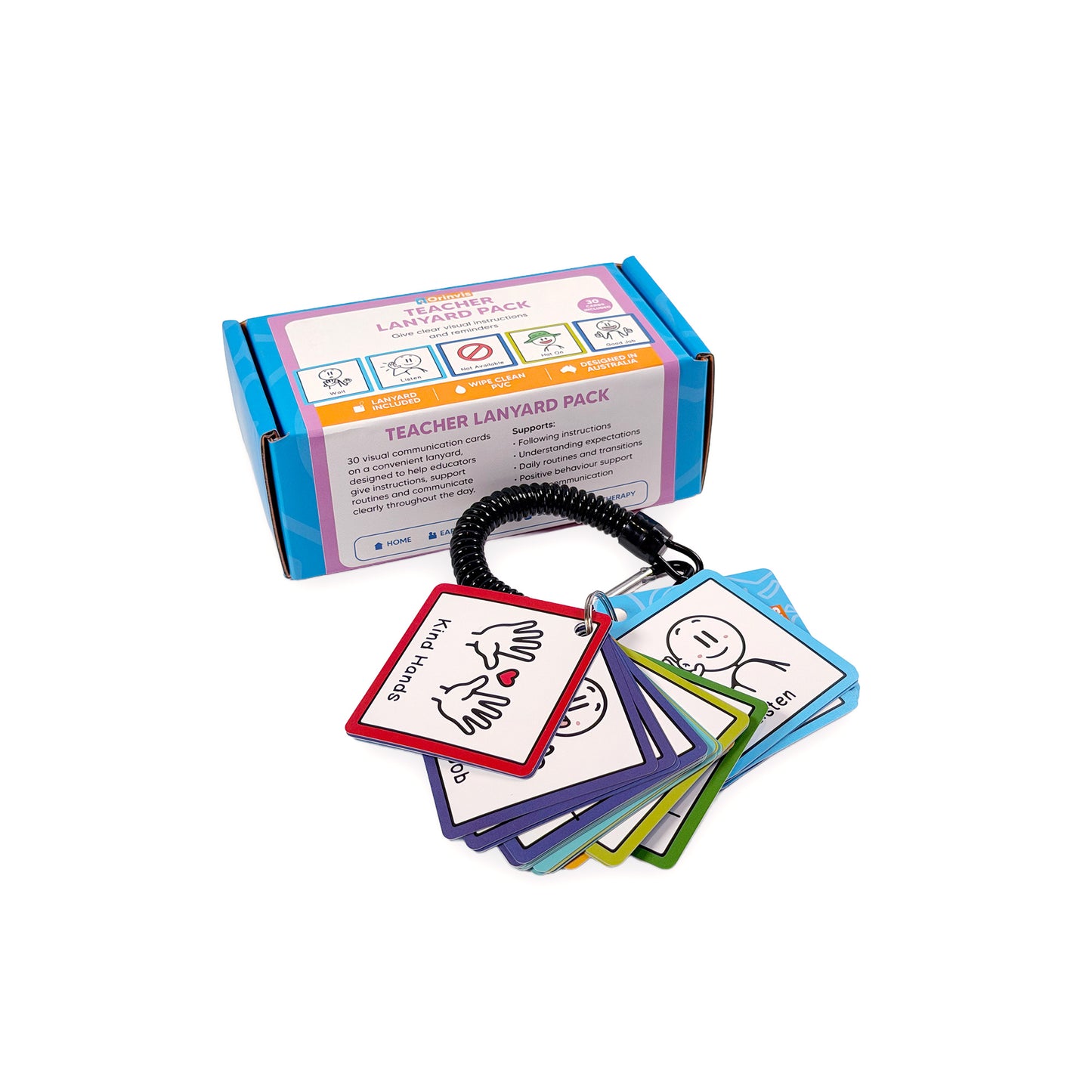 Teacher Lanyard Communication Cards