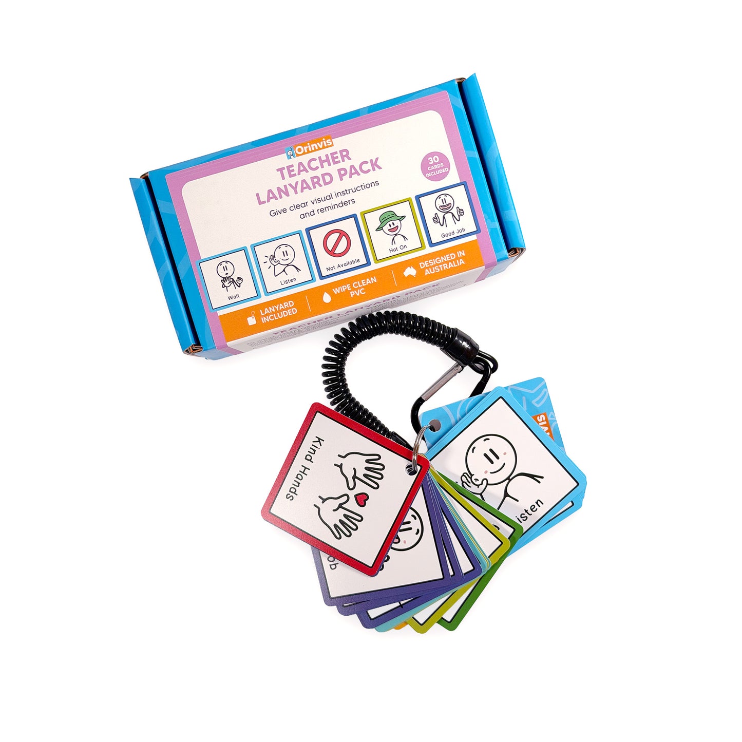 Teacher Lanyard Communication Cards